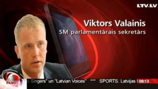 Telefonintervija ar SM parlamentāro sekretāru Viktoru Valaini