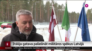Itālija gatava palielināt militāros spēkus Latvijā