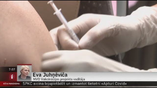 Telefonintervija ar NVD Vakcinācijas projekta vadītāju Evu Juhņēviču
