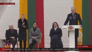 Nausēda Lietuvas neatkarības dienā aicina sargāt brīvību