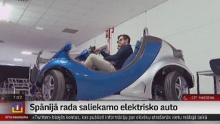 Spānijā rada saliekamo elektrisko auto