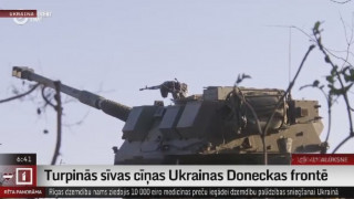 Turpinās sīvas cīņas Ukrainas Doneckas frontē