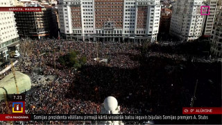 Madridē protesti pret Katalonijas separātistu amnestiju