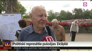 Politiski represētie pulcējas Ikšķilē