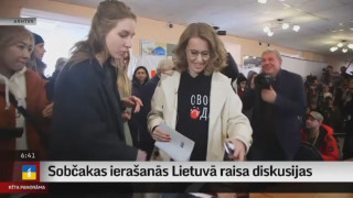 Sobčakas ierašanās Lietuvā raisa diskusijas