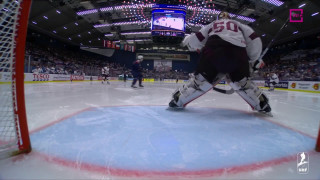 Pasaules hokeja čempionāta spēles Latvija - ASV 3. trešdaļas epizodes