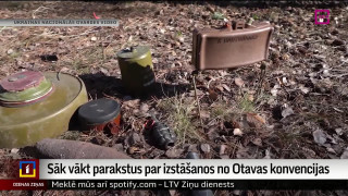 Sāk vākt parakstus par izstāšanos no Otavas konvencijas