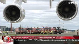 Rīgā nolaižas pasaules lielākā transporta lidmašīna