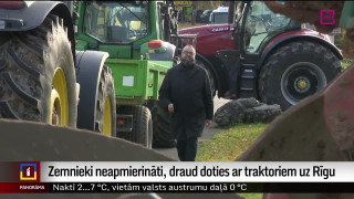 Zemnieki neapmierināti, draud doties ar traktoriem uz Rīgu