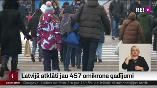 Latvijā atklāti jau 457 omikrona gadījumi
