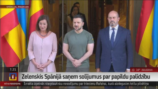 Zelenskis Spānijā saņem solījumus par papildu palīdzību