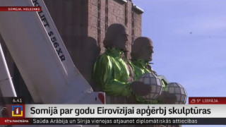 Somijā par godu Eirovīzijai apģērbj skulptūras