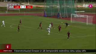 U21 Futbols izlase EČ kvalifikācija Latvija - Polija