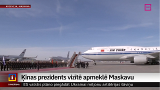 Ķīnas prezidents vizītē apmeklē Maskavu