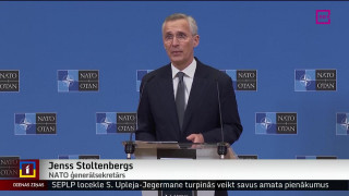 J. Stoltenbergs mudina ātri piegādāt militāro atbalstu Ukrainai