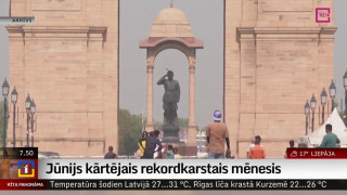 Jūnijs kārtējais rekordkarstais mēnesis