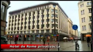 Nākmnedēļ iespējams pārdos Hotel de Rome ēku