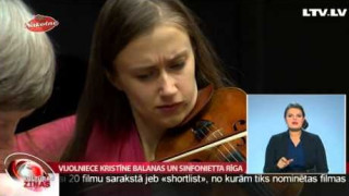 Vijolniece Kristīne Balanas un Sinfonietta Rīga
