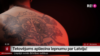 Tetovējums apliecina lepnumu par Latviju!