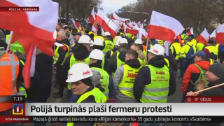 Polijā turpinās plaši fermeru protesti