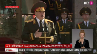 A. Lukašenko inaugurācija izraisa protestu vilni