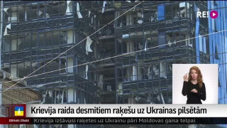 Krievija raida desmitiem raķešu uz Ukrainas pilsētām