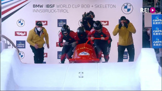 Pasaules kausa bobslejā četriniekiem 1.posms. Treneris Sandis Prūsis par 1.braucienu