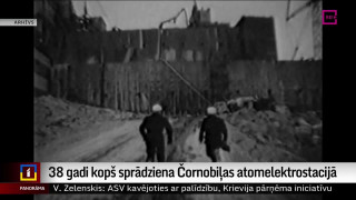 38 gadi kopš sprādziena Čornobiļas atomelektrostacijā