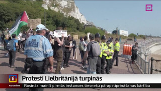 Protesti Lielbritānijā turpinās