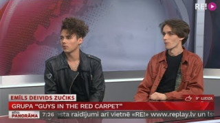 Intervija ar grupu "Guys on the red carpet"