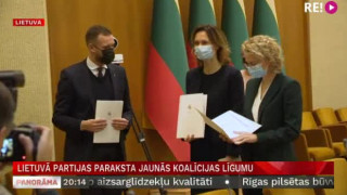 Lietuvā partijas paraksta jaunās koalīcijas līgumu