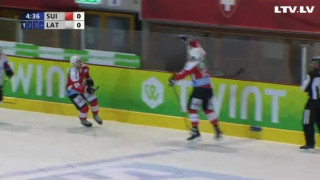 "Euro Hockey Challenge". Šveice – Latvija. 1. trešdaļa