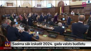 Saeima sāk izskatīt 2024. gada valsts budžetu