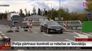 Polija pārtrauc kontroli uz robežas ar Slovākiju