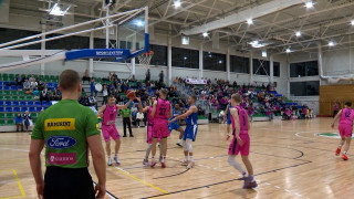 Latvijas - Igaunijas basketbola līgas spēle "Rīgas Zeļļi" - BK "Ogre"