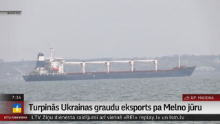 Turpinās Ukrainas graudu eksports pa Melno jūru