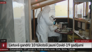 Lietuvā gandrīz 10 tūkstoši jauni Covid-19 gadījumi