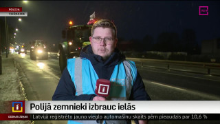 Polijā zemnieki izbrauc ielās