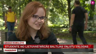 Studente no Lietuvas mācās Baltijas valstu valodas