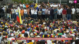 Venecuēlā - mēģinājums gāzt prezidentu