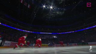 Pasaules hokeja čempionāta spēle Dānija - Kanāda. Spēles epizodes
