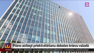Plāno aizliegt priekšvēlēšanu debates krievu valodā