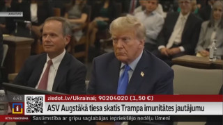 ASV Augstākā tiesa skatīs Trampa imunitātes jautājumu