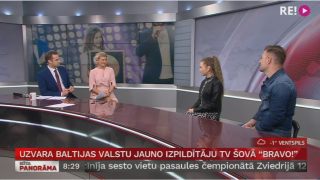 Intervija ar Dārtu Stepanovu un Jāni Stībeli par uzvaru Baltijas jauno izpildītāju TV šovā "Bravo"