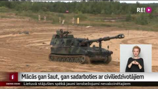 Mācās gan šaut, gan sadarboties ar civiliedzīvotājiem