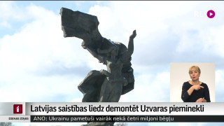 Latvijas saistības liedz demontēt  Uzvaras pieminekli