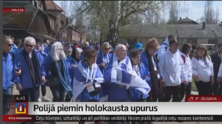 Polijā piemin holokausta upurus