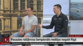 Pasaules rallijkrosa čempionāts nedēļas nogalē Rīgā