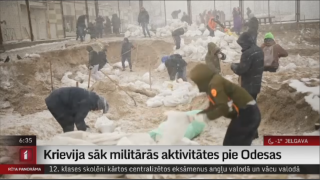 Krievija sāk militārās aktivitātes pie Odesas