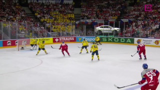 Pasaules čempionāts hokejā. Pusfināls. Zviedrija - Čehija. 2:2